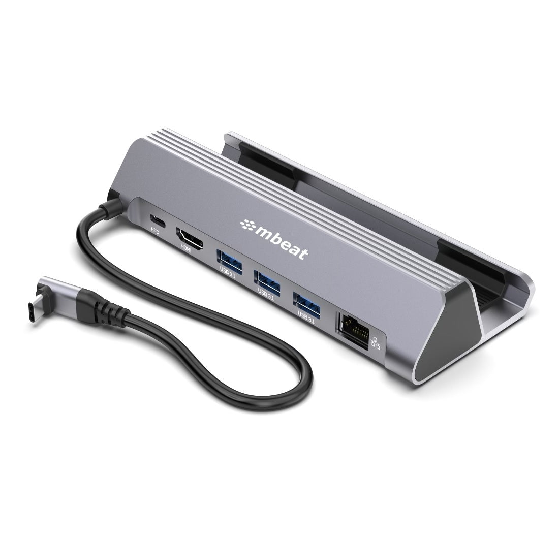 mbeat USB-C Gaming Dock for Steam Deck & ROG Ally 100W PD pass-through 4K@60Hz (3840 × 2160) Gigabit Ethernet up to 10/100/1000Mbps  5Gbps data mbeat USB-C Gaming Dock for Steam Deck & ROG Ally 100W PD pass-through 4K@60Hz (3840 × 2160) Gigabit Ethernet up to 10/100/1000Mbps  5Gbps data
